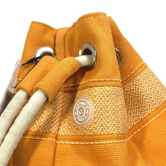 authenticity guaranteed HERMES Shoulder Sac Marine Receive MM Drawstring - Picture 4 of 7